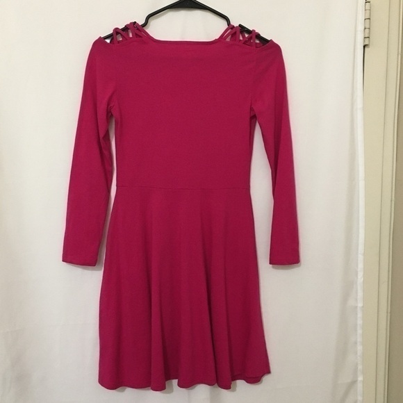 3/$35❤️Children’s Place pink long sleeve dress L - Picture 5 of 7